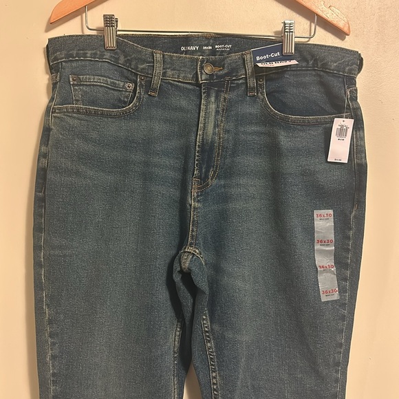 Men’s Old Navy 36x30 Boot Cut blue jeans NWT - Picture 4 of 7